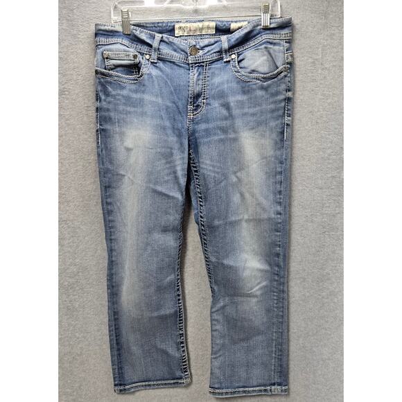 BKE Payton Cropped Jeans Size 30 - Picture 1 of 5